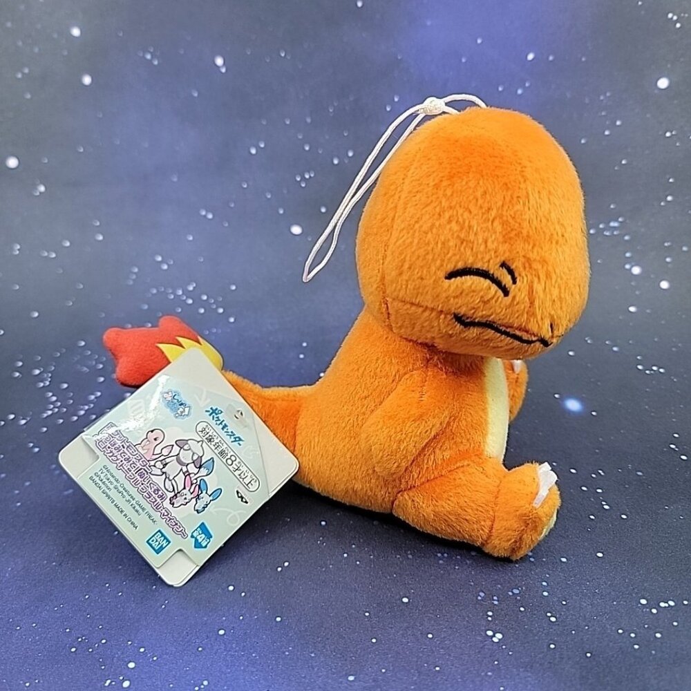 Charmander Winking Pokemon Banpresto‎ Bandai Spirits 5" Plush Japanese With Tags